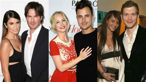 vampire diaries cast dating|The Real.